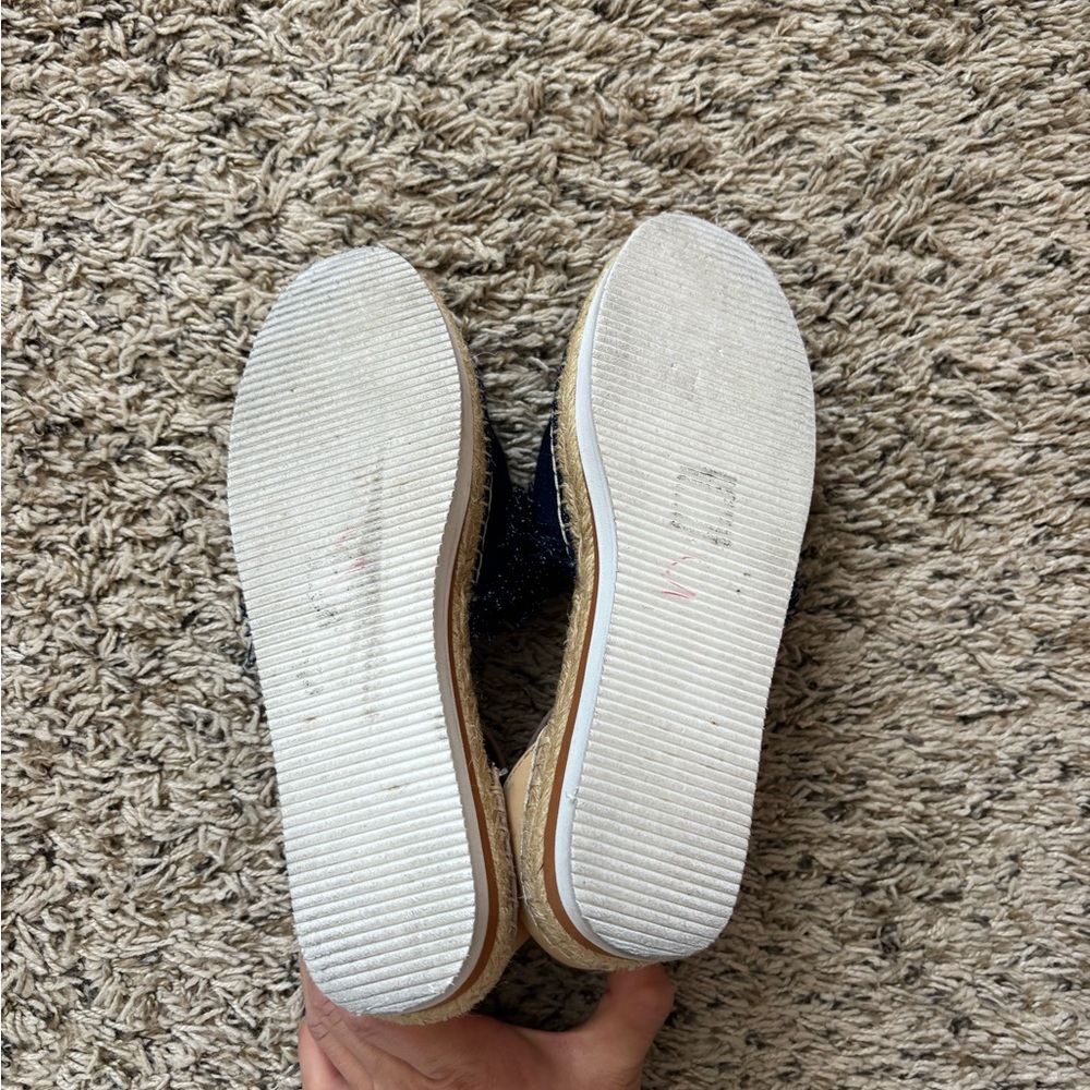 See by Chloé Denim Canvas Raw-Edge Espadrille Sandals - Picture 6 of 7